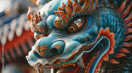 Wallpaper Mural chinese dragon statue Torontodigital.ca