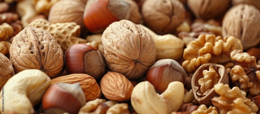 In botany, nuts are hard-shelled dry fruits with an outer covering.