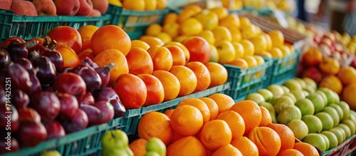 Eco-friendly fruit market