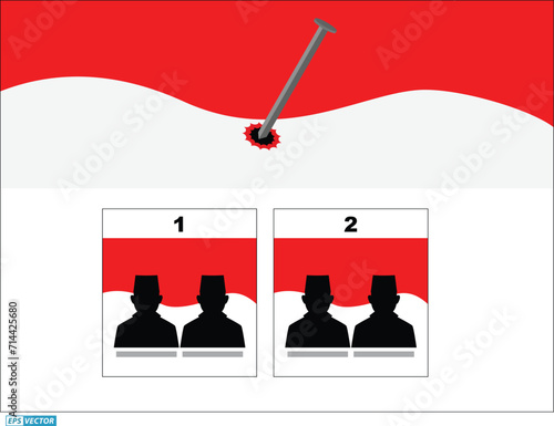 Indonesia Election Day concept. 