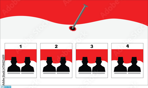 Indonesia Election Day concept. 