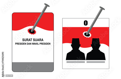 Indonesia Election Day concept. 