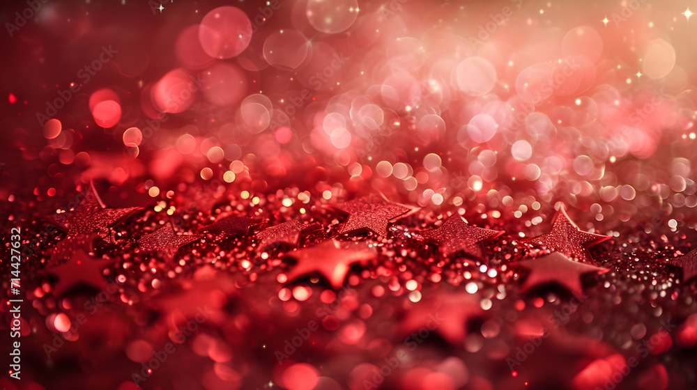 A mesmerizing cascade of crimson liquid falling from the heavens, sparkling with glitter and reflecting the twinkling stars above A mesmerizing cascade of crimson liquid falling from the heavens, sparkling with glitter and reflecting the twinkling stars above