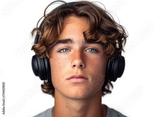 Young Man with Headphones