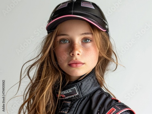 Racing Gear Young Woman © daisy