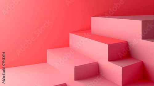 Medium Pink and Red abstract background vector presentation design