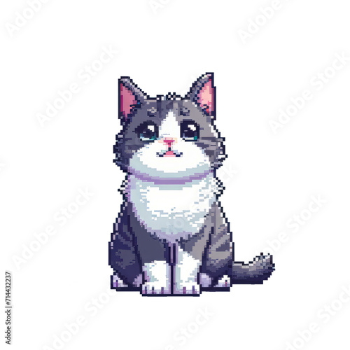 Adorable Cat Creations in Pixel Art