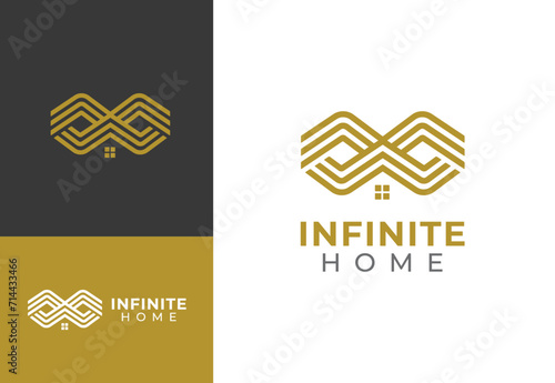 Infinite Homes Logo for Real Estate, construction, building etc