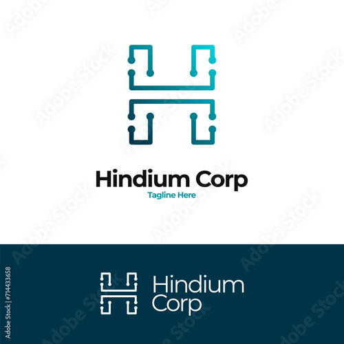 H techy logo. H Letter Tech Logo. Letter H Technology logo. modern letter H logo design. 