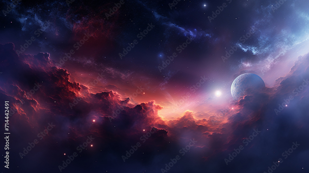 Naklejka premium lights at night