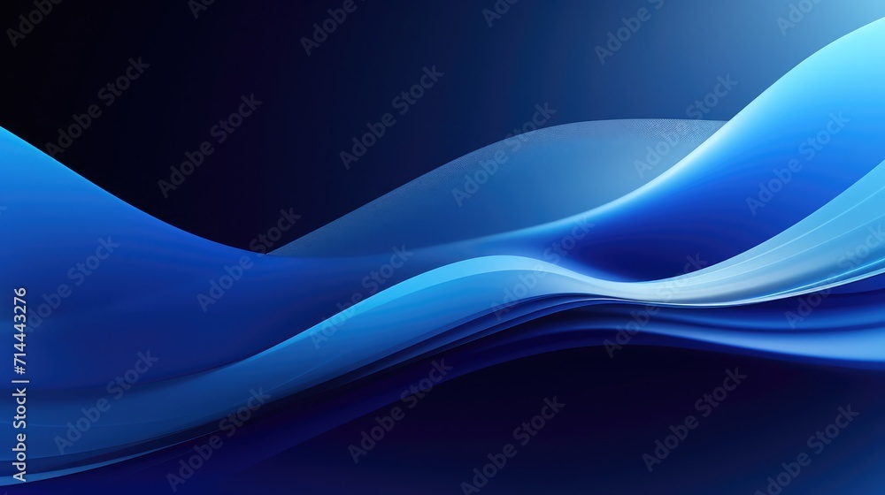 Obraz premium Abstract wave blue backgrounds modern design
