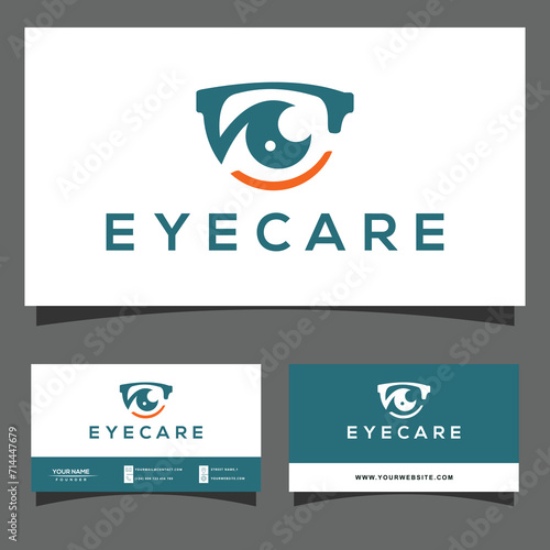 Illustration graphic vector of eyecare medical check up company or clinic logo design template