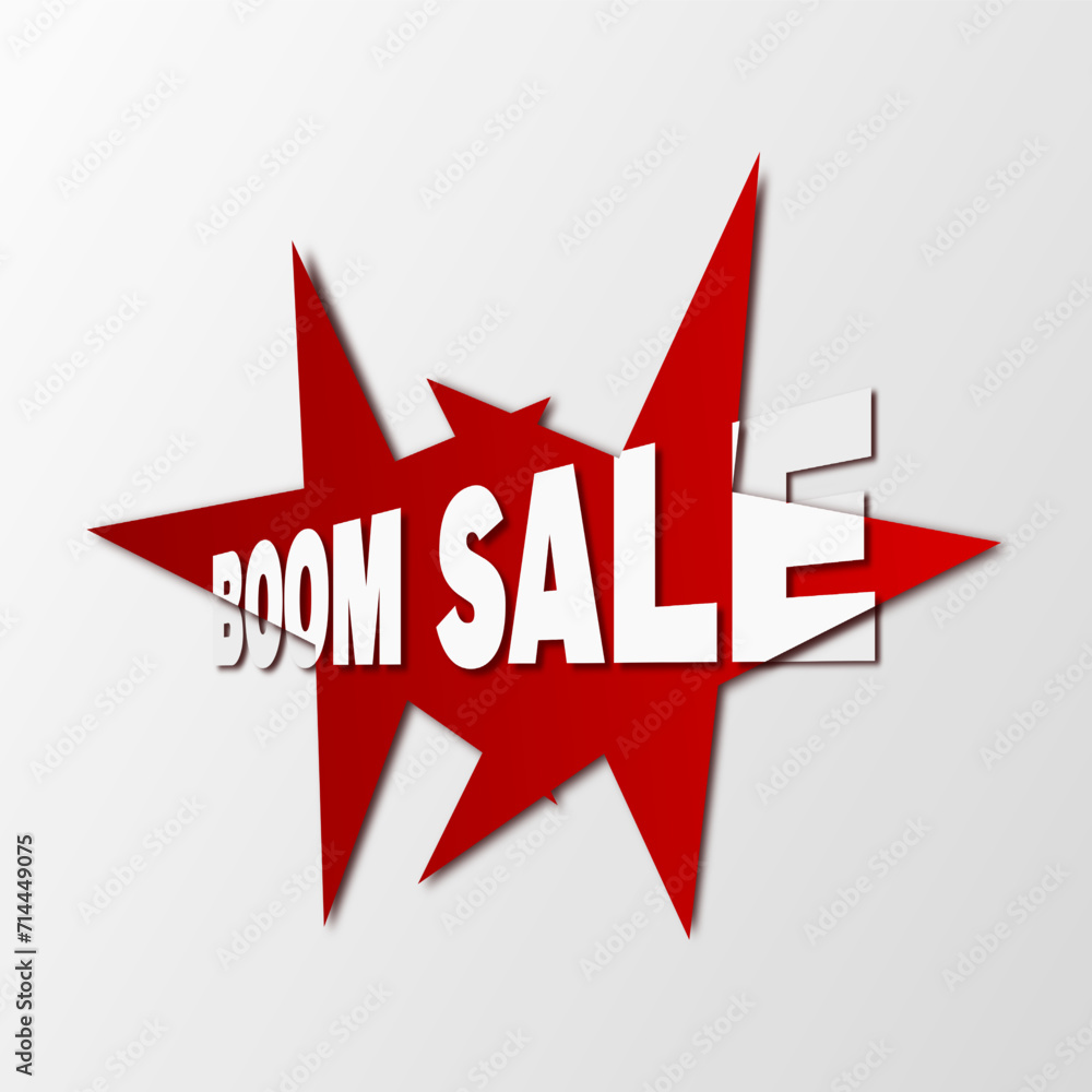 boom sales sign stickers background boom sales sign stickers background