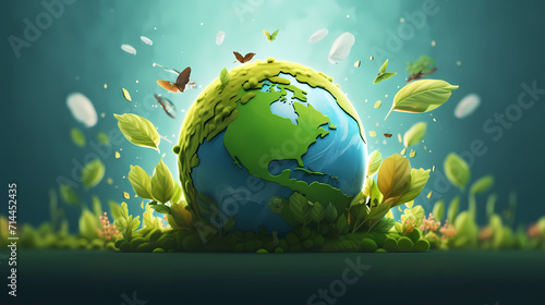 World environment day concept ecology protection environment, environmental protection background