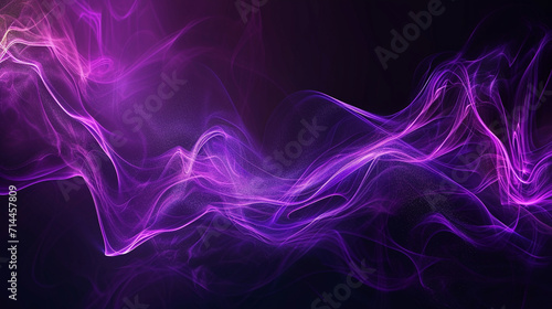 Electric Purple and Black banner background. PowerPoint and Business background.