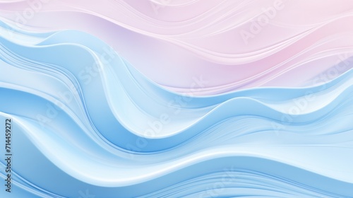 waves flowing pastel illustration blue pink © Eyepain
