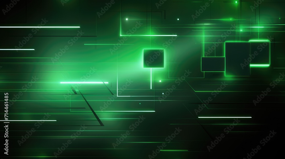 Green laser light abstract background Green laser light abstract background