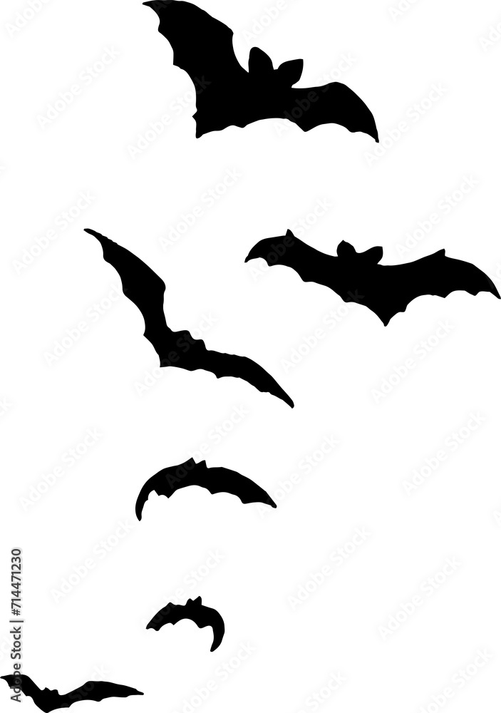 コウモリの群れ(swarm of bats)(PNG) コウモリの群れ(swarm of bats)(PNG)