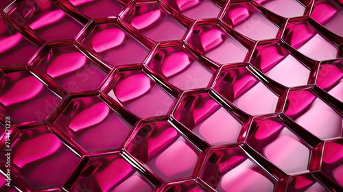 A background with neon pink diamonds arranged in a honeycomb pattern