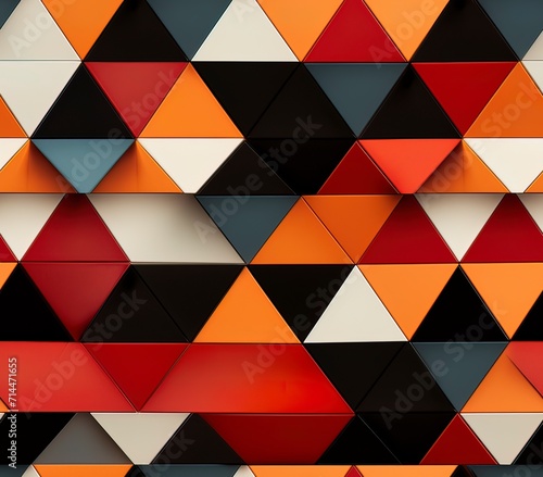 Triangle, Fabric Pattern, Seamless Pattern.