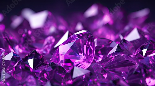 A background with neon purple diamonds arranged in a random pattern