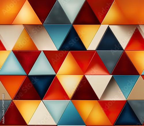Triangle  Fabric Pattern  Seamless Pattern.