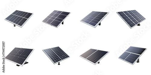 set collection solar panels Artificial Intelligence Generative
