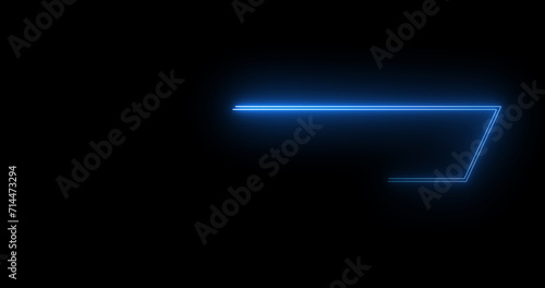 Cool-designed neon lower third in high resolution. Cool neon color lower third for a title, TV news, information call box bars, and news channels. Easy to use. photo