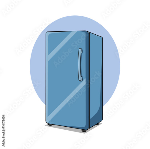 Refrigerator Cartoon Design Illustration vector eps format , suitable for your design needs, logo, illustration, animation, etc.