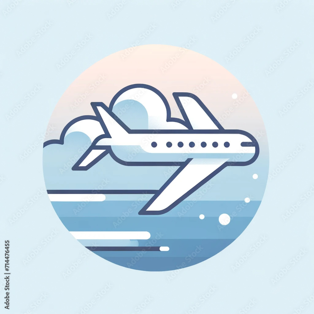 飛行機のイラスト 飛行機のイラスト