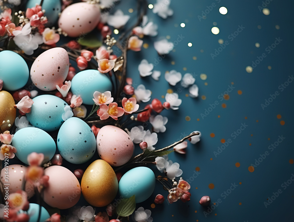 Easter Background with Copy Space Easter Background with Copy Space