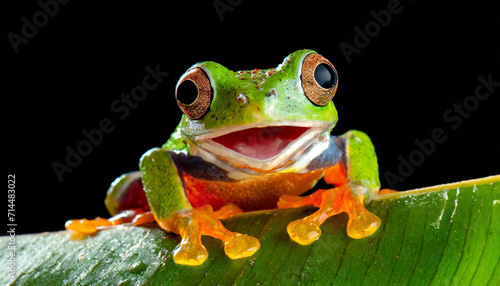 Frog Looking Surprised