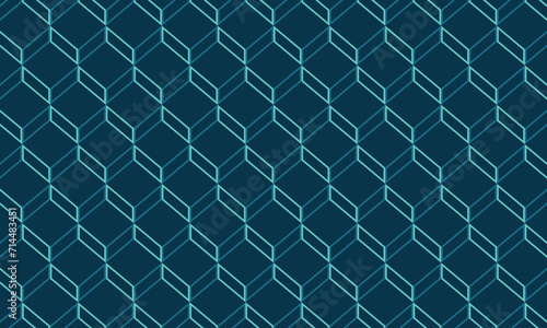 Dive into tranquility with this blue or mint geometric pattern. Perfect for adding a calm and stylish touch to your contemporary designs.