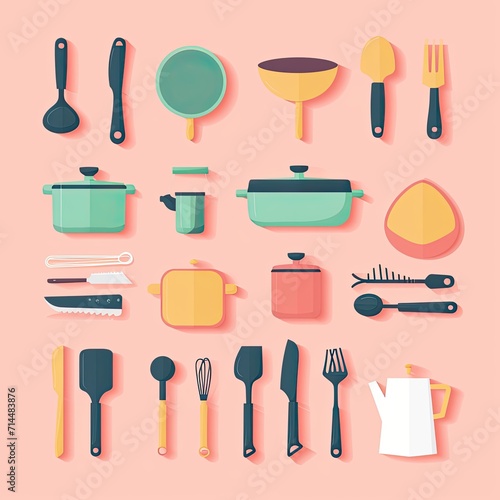 Vector Illustration of Cookware