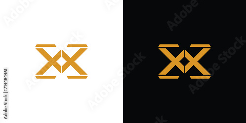 Modern and strong X logo design