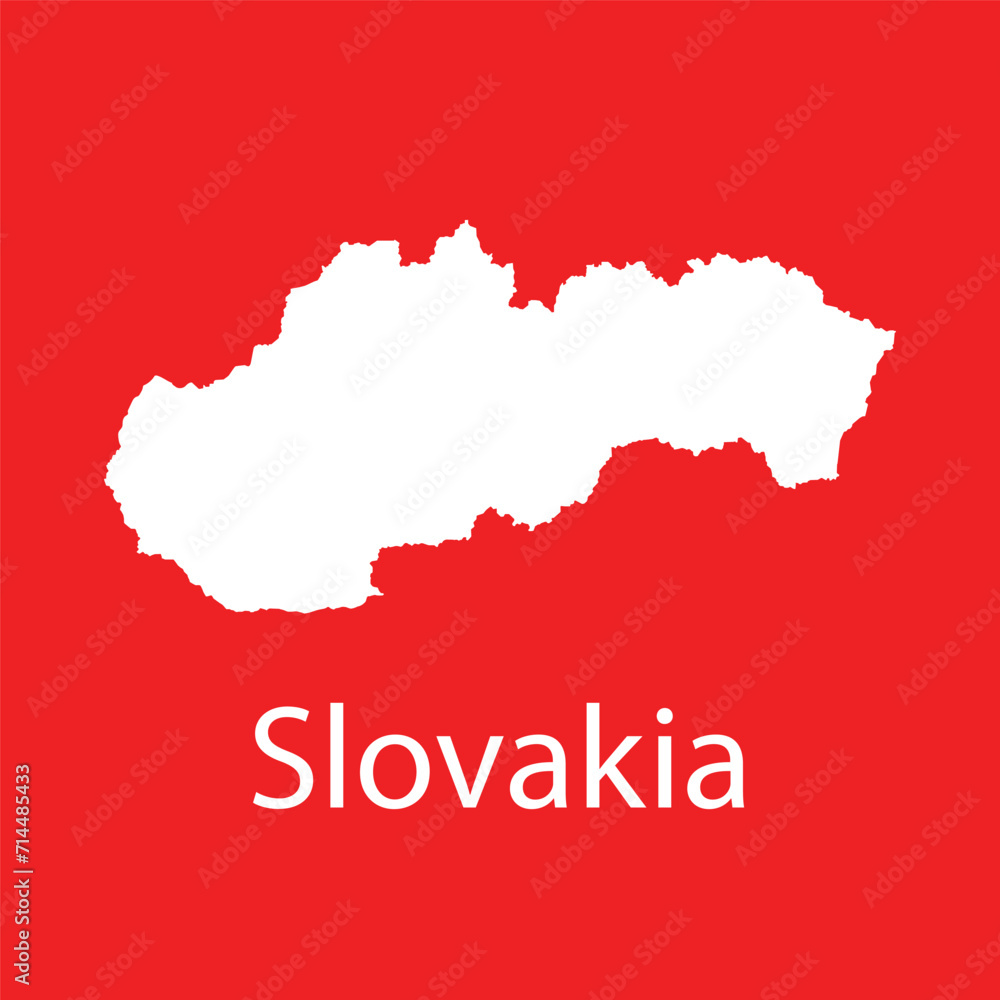 Slovakia map icon vector Slovakia map icon vector