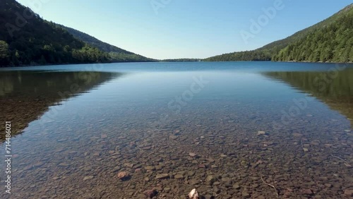 landscape of  Acadia National Comprised of a cluster of islands along the jagged Maine coast and a section of mainland on the Schoodic Peninsula. photo