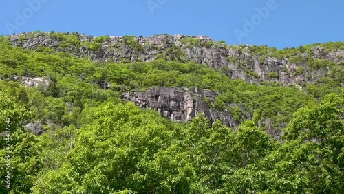 landscape of  Acadia National Comprised of a cluster of islands along the jagged Maine coast and a section of mainland on the Schoodic Peninsula. photo