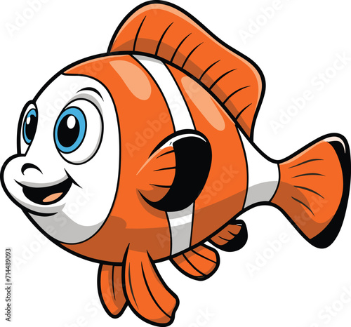 Poisson rouge en aquarium avec des plantes vertes - Image Libre de Droit

