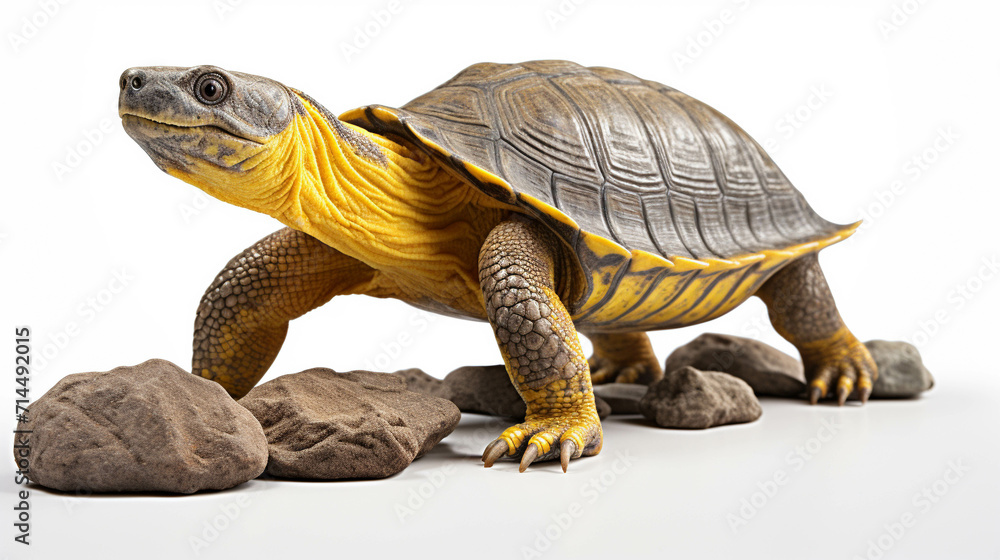 Obraz premium turtle isolated on white high definition photographic creative image