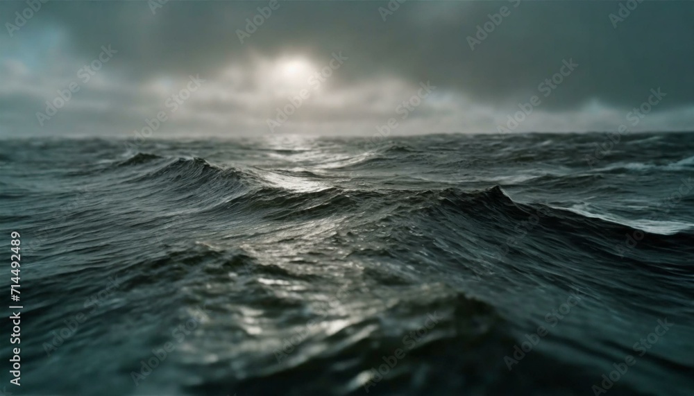 ocean with waves, storm coming up ocean with waves, storm coming up