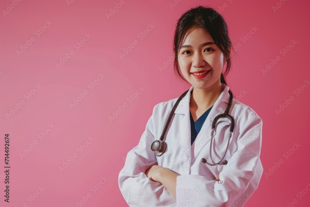 Photo of a smiling doctor Photo of a smiling doctor