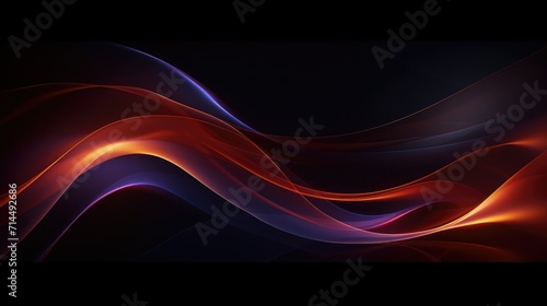 Beautiful modern background with shining lines on dark background