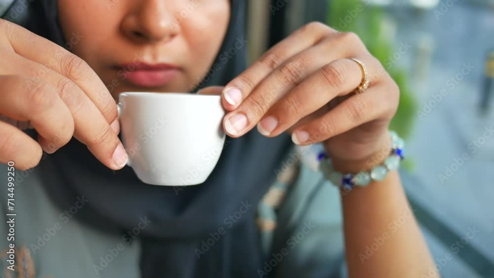 women drinking turkish coffee at cafe women drinking turkish coffee at cafe