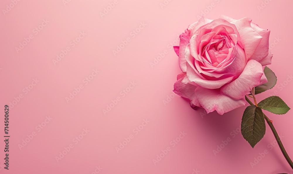 pink flowers on pink background flat lay top view copy space pink flowers on pink background flat lay top view copy space