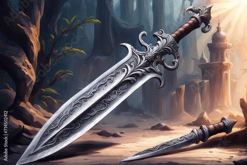 Fantasy Legendary Weapon Item for RPG