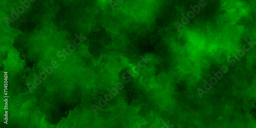 Abstract painted artistic grunge horizontal design with forest green, blackjack or for a pool. Seamless vector pattern.Green dark background, texture paper