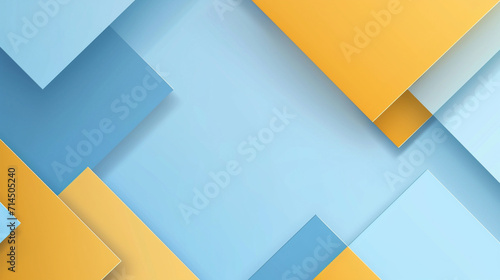 Pastel Blue and Yellow-Orange abstract background vector presentation design. PowerPoint and Business background.