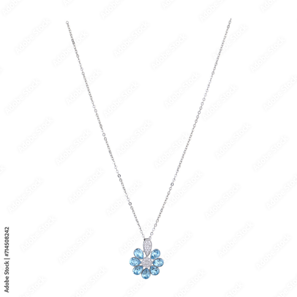 Silver pendant chain