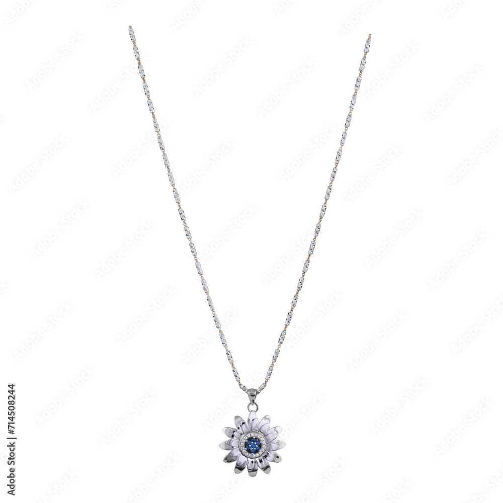 Silver pendant chain Silver pendant chain